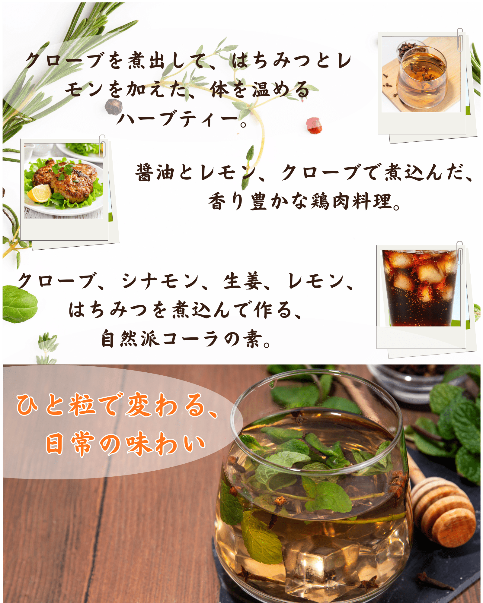 クローブホール（50g）